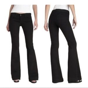 J Brand Vanity Love Story stretch flare bell jeans